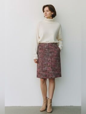 J. Crew Tweed Pencil Skirt Size 2
